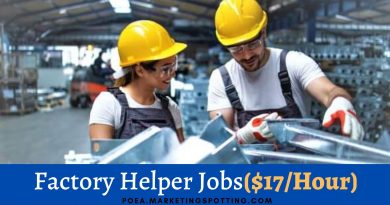 Factory Helper Jobs In Canada