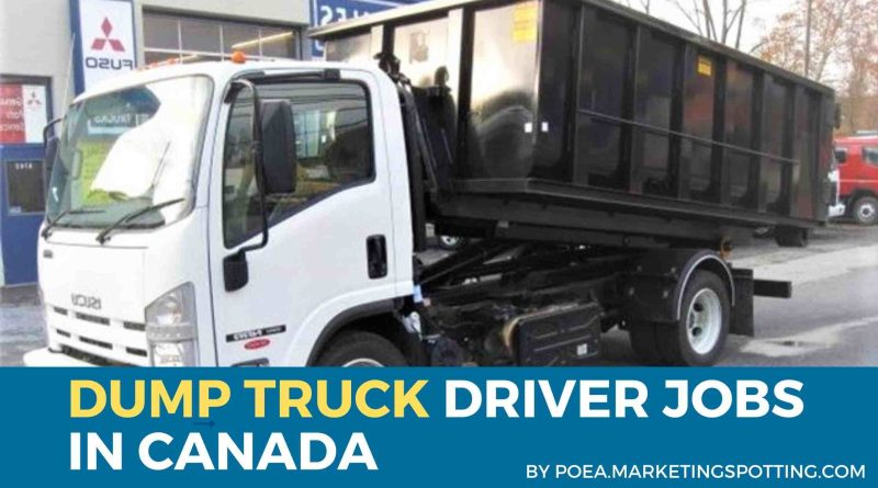 Dump Truck Driver Jobs In Canada